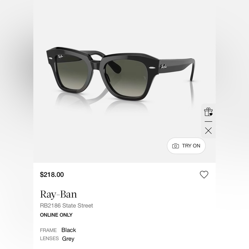Ray-Ban State Street RB2126 Sunglasses RX READY - Picture 2 of 12